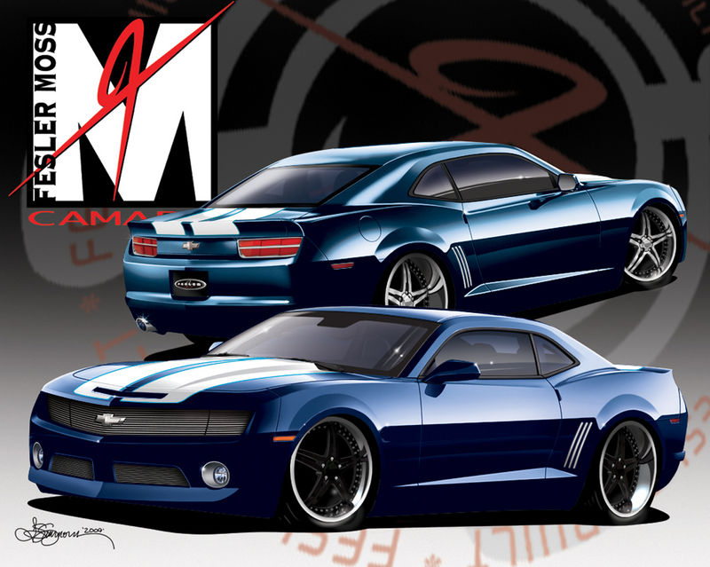 Illustration for article titled Fesler-Moss Builds A Corvette ZR1-Powered Camaro SS